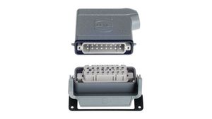 Connector set, 16P+PE, Plug / Socket, 16 Contacts, 1 ... 2.5mm²